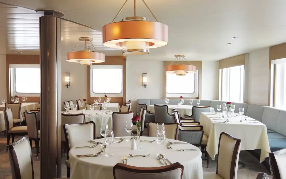 AE Expeditions, Greg Mortimer, Dining room.jpeg